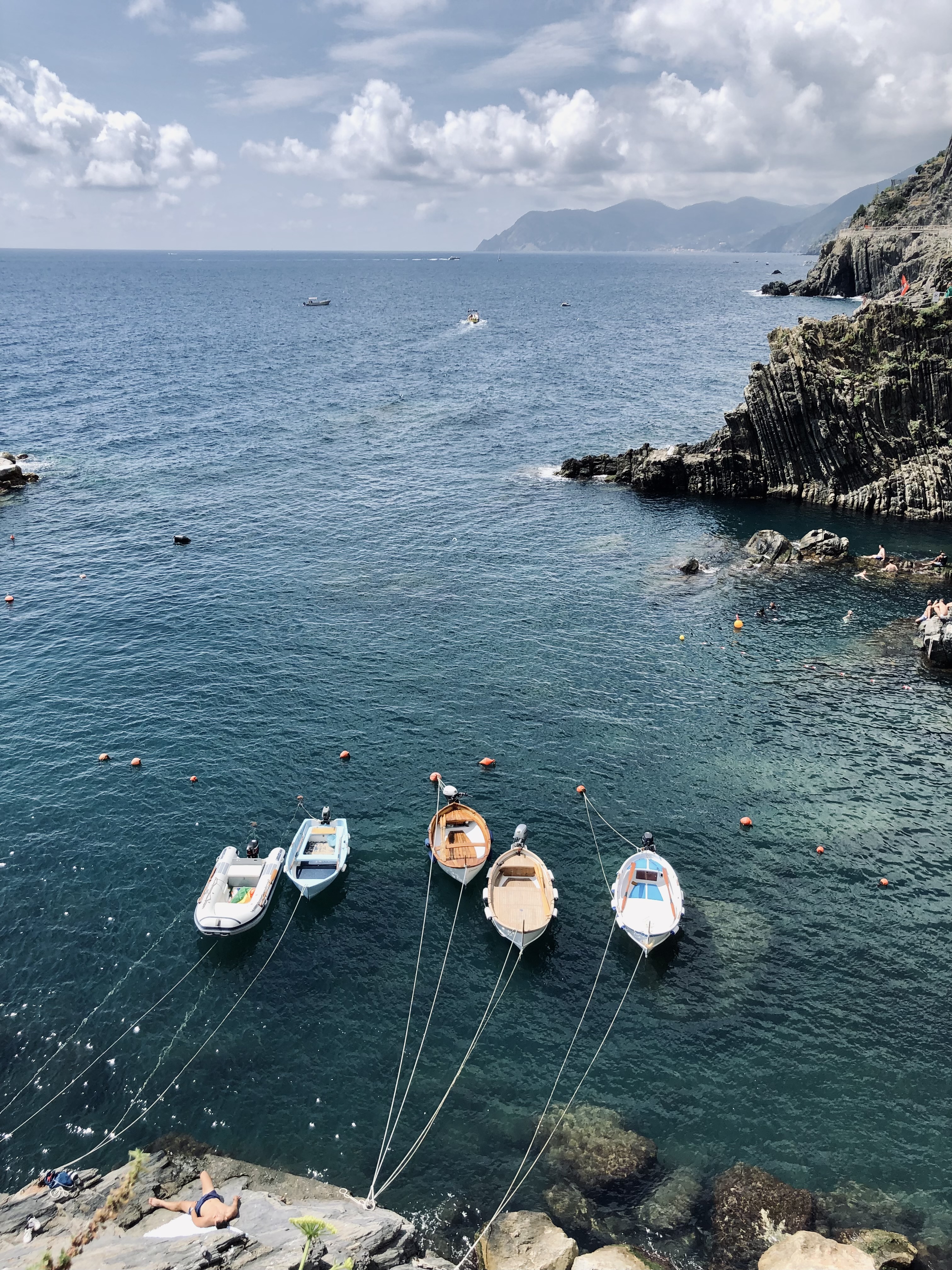 Fischerboote Cinque Terre