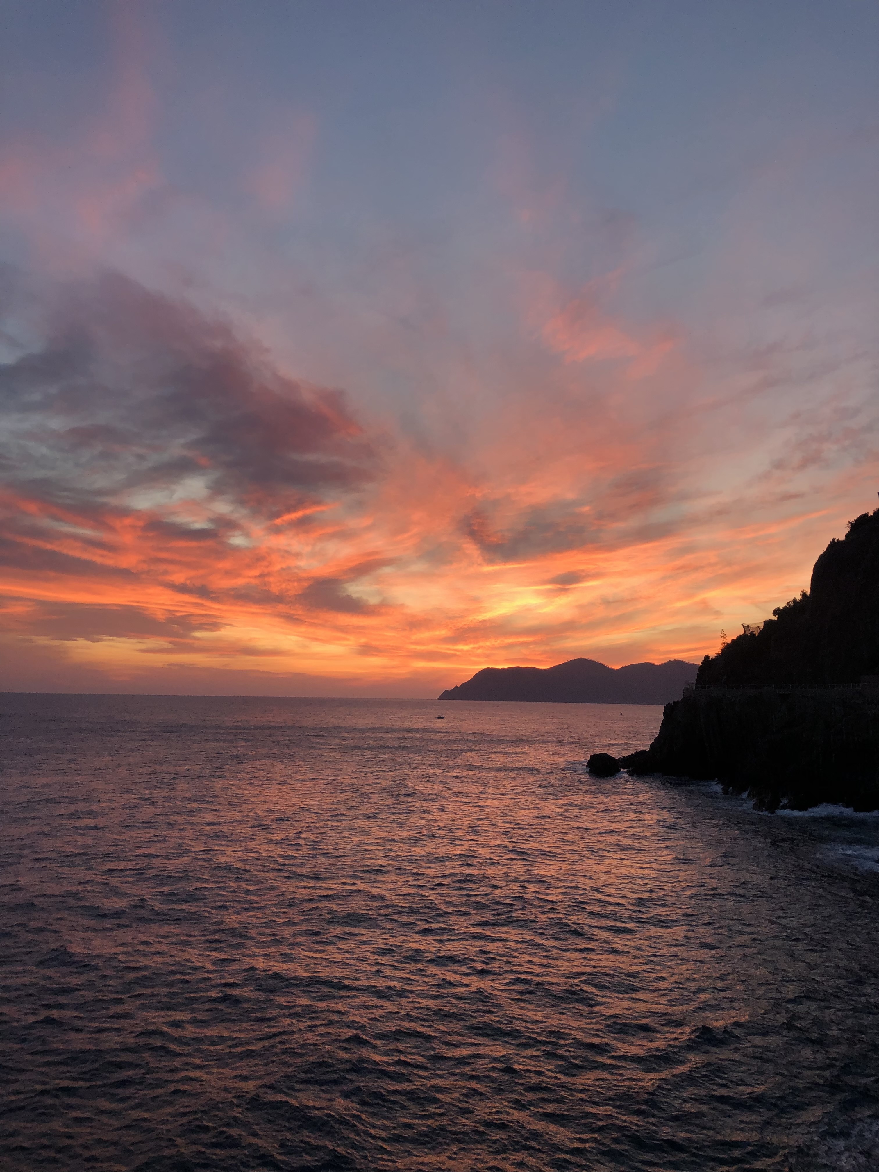 Sonnenuntergang Cinque Terre