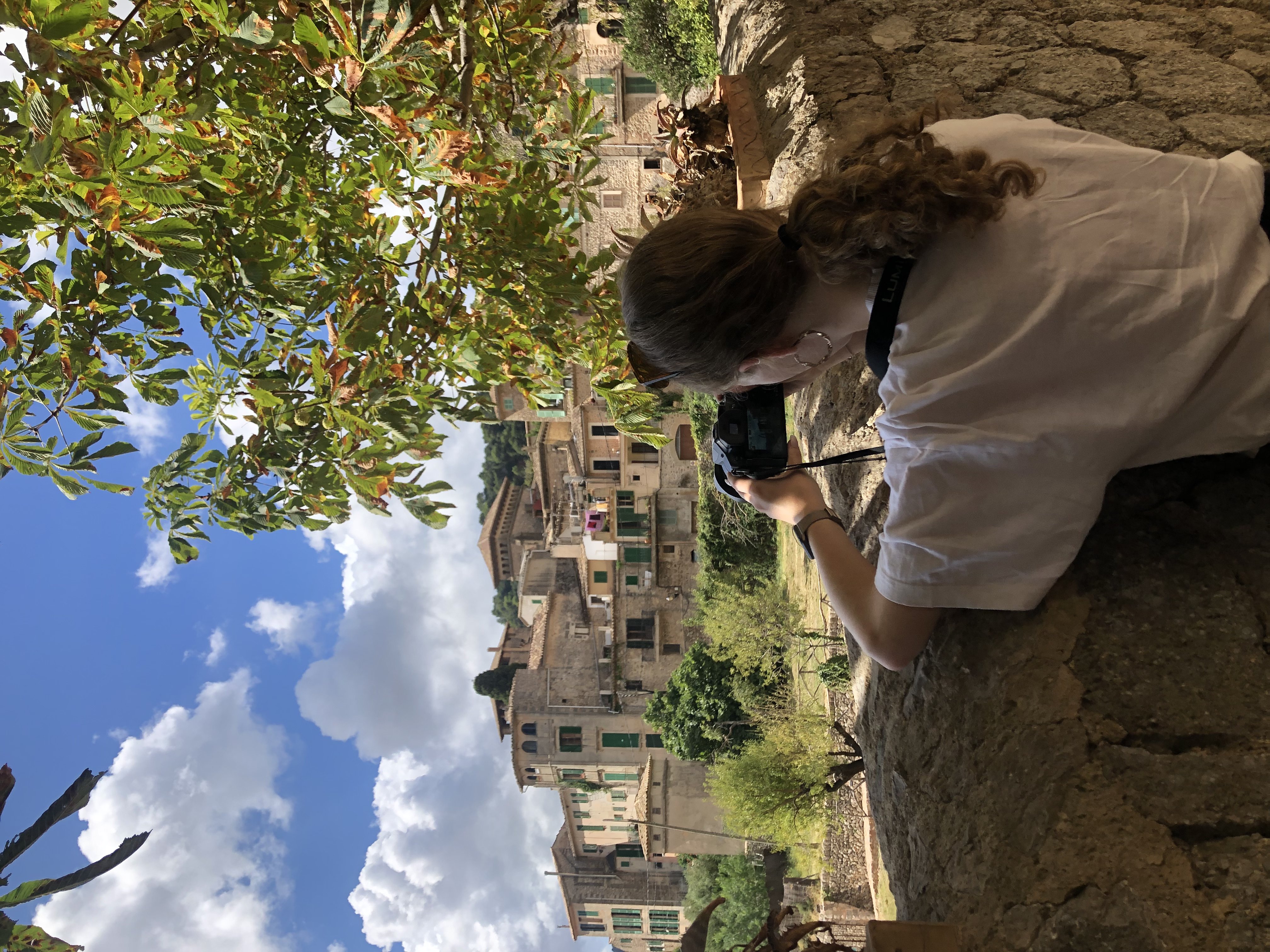 Foto wie ich fotografiere in Valldemossa