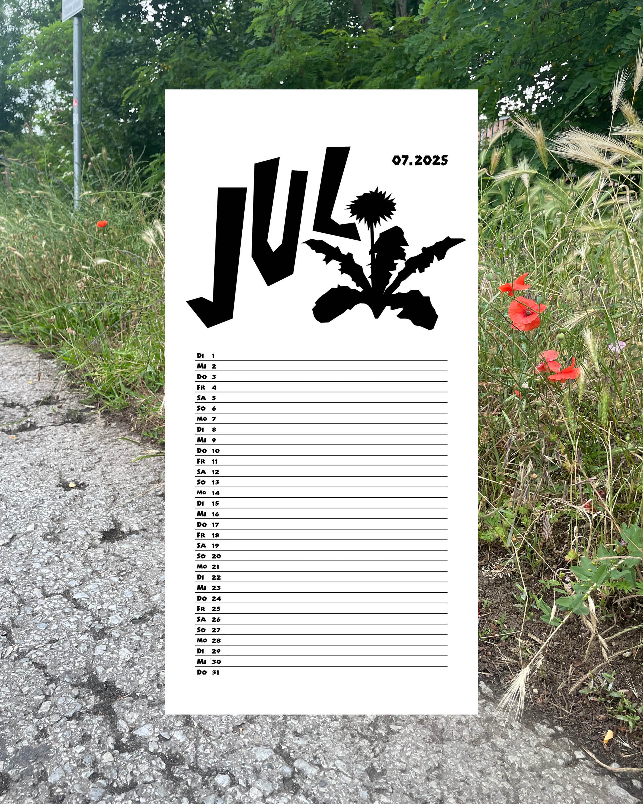 calender sheet