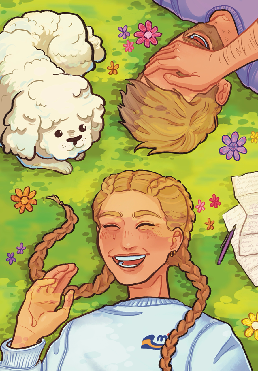 Illustration of a dear friend