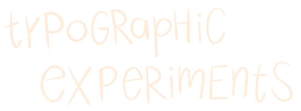 typographic experiments