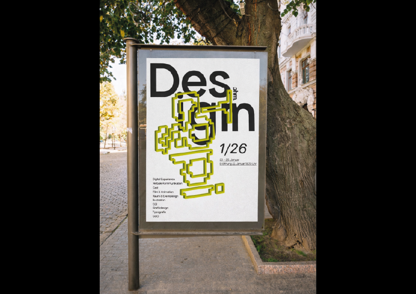 Typography mockup – design topics