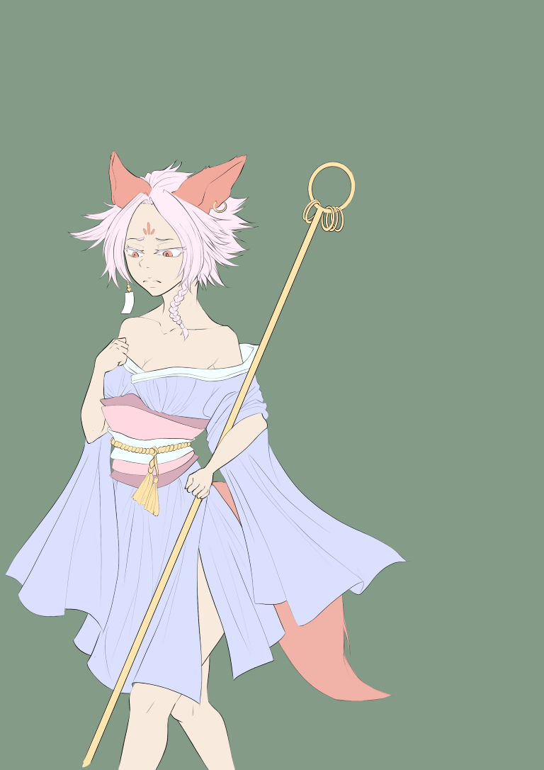 FoxPriestess Illustration