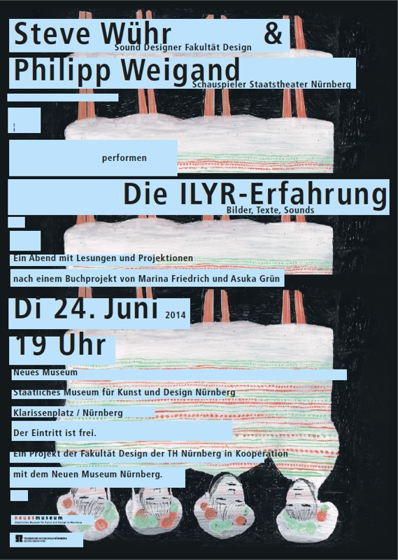 Die ILYR-Erfahrung, Bilder, Texte, Sounds – Plakat